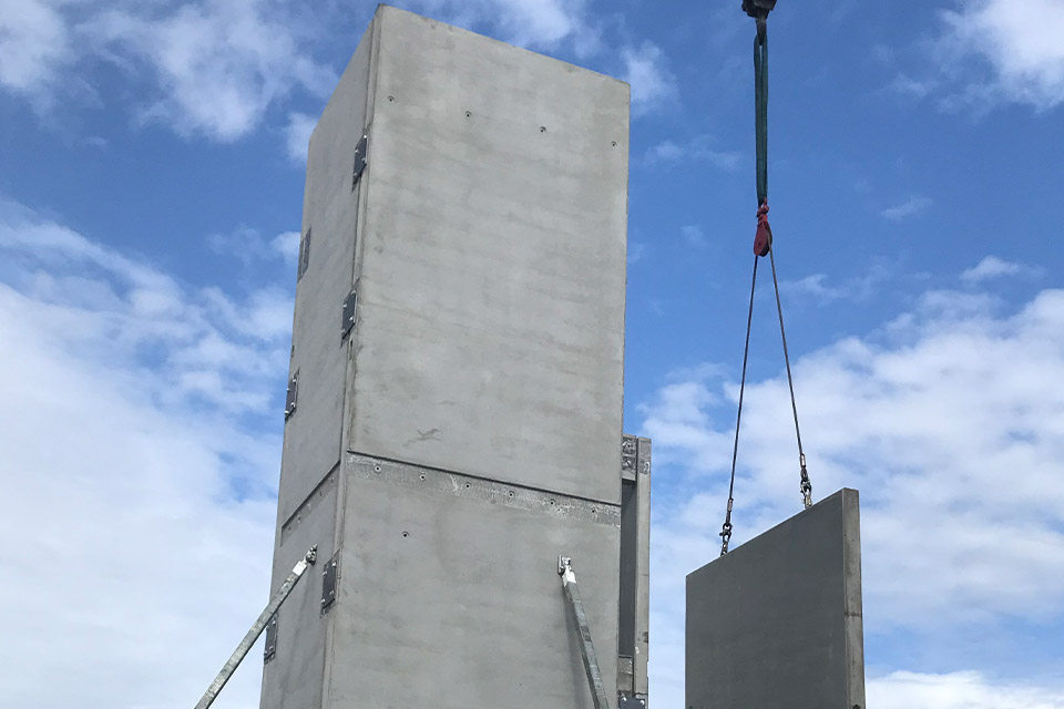 precast concrete lift core